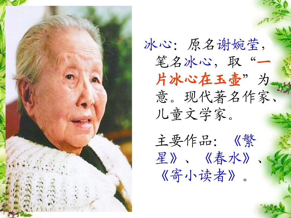 《别踩了这朵花》PPT课件[冀教版四年级语文下册]_第2页