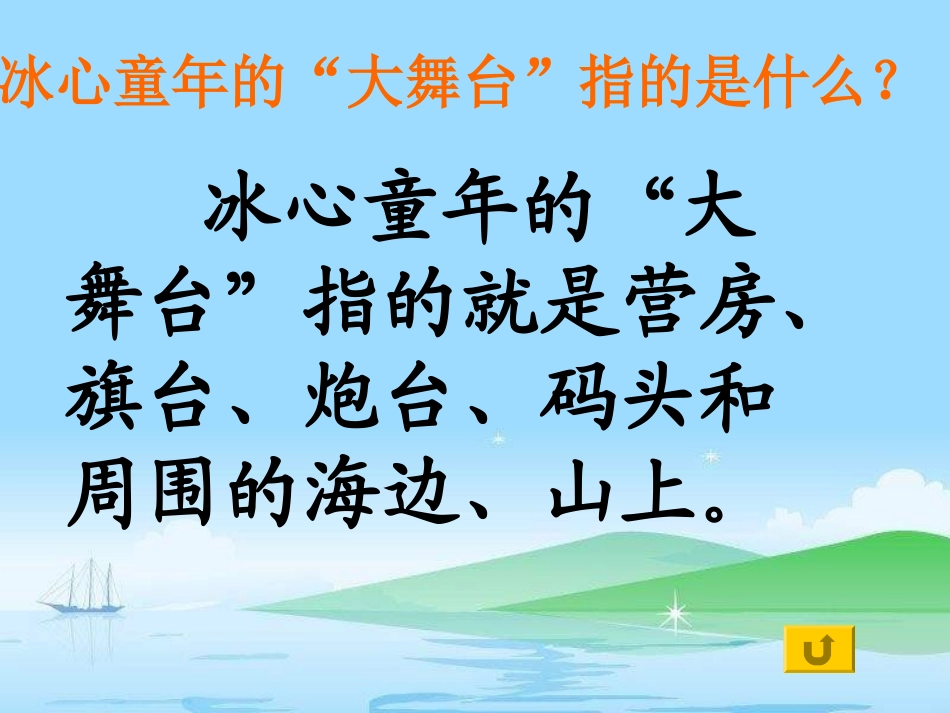 《大舞台》PPT课件[冀教版四年级语文下册]_第3页
