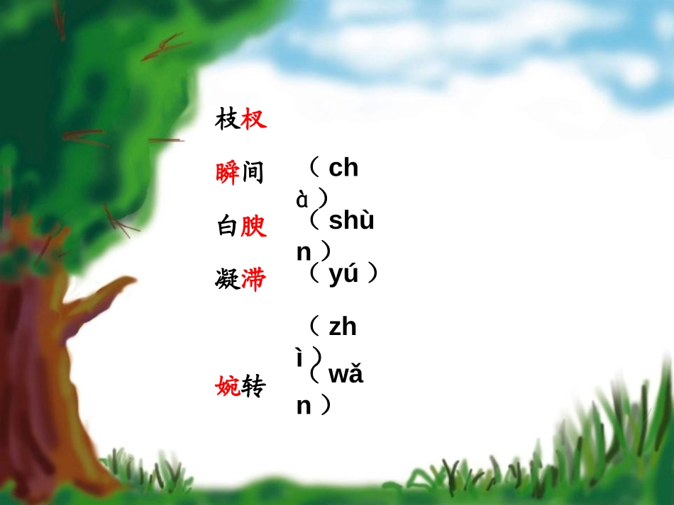 《鸟是树的花朵》PPT课件[冀教版六年级语文下册]_第2页