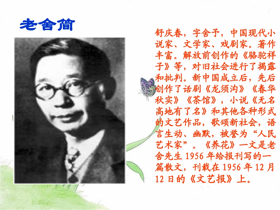 《养花》PPT课件[冀教版六年级语文下册]_第3页