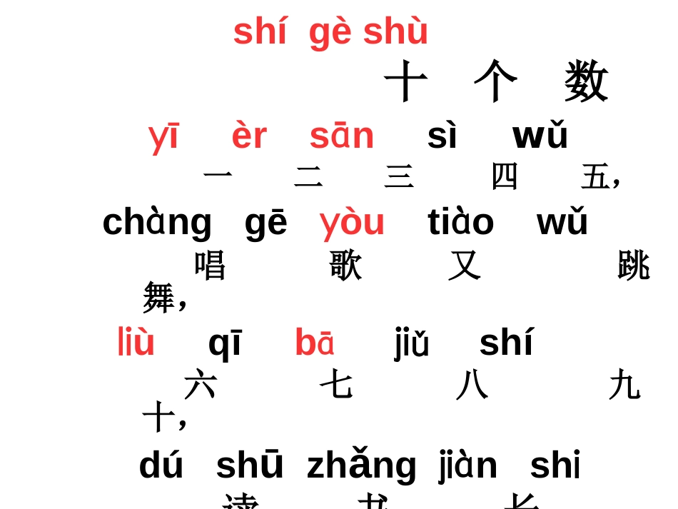 《十个数》PPT课件[西师大版一年级语文上册]_第3页