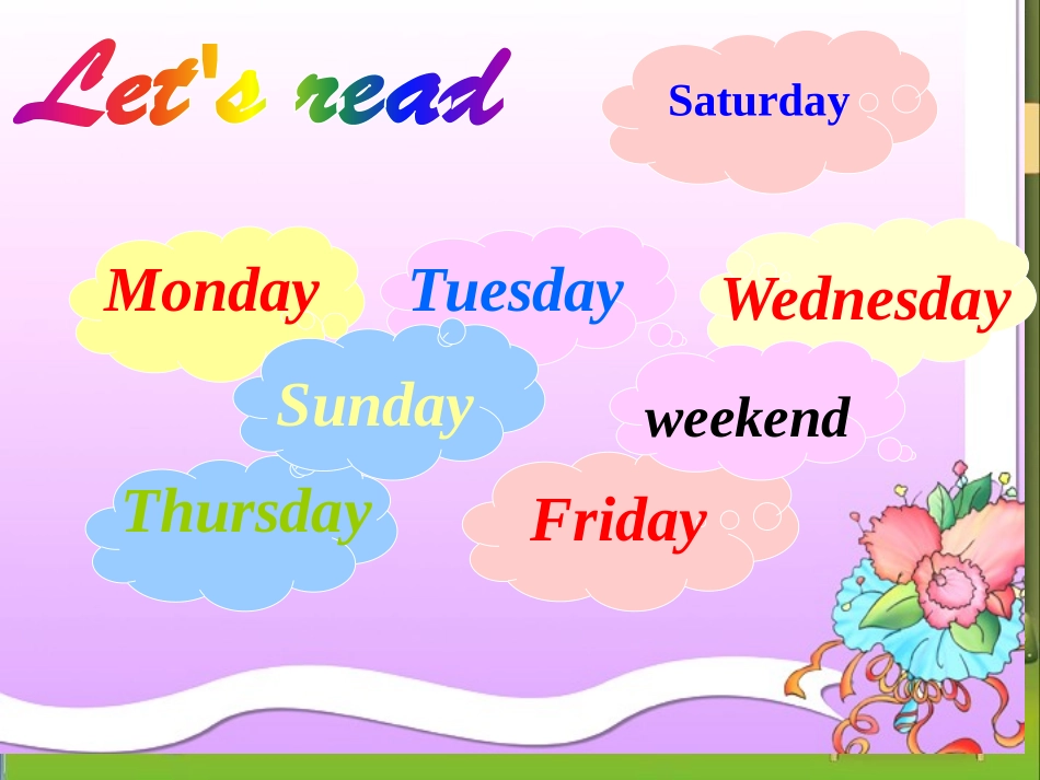 《My week》PPT课件[人教版五年级英语上册]_第2页