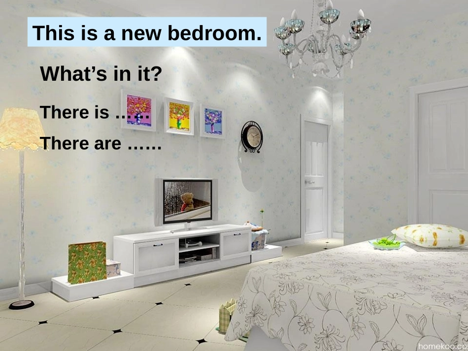 《There is a big bed》PPT课件_第2页