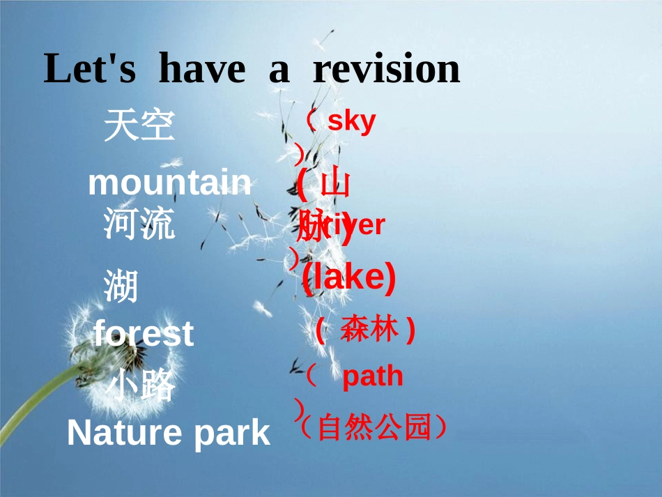 《In a nature park》PPT课件[人教版五年级英语]_第2页