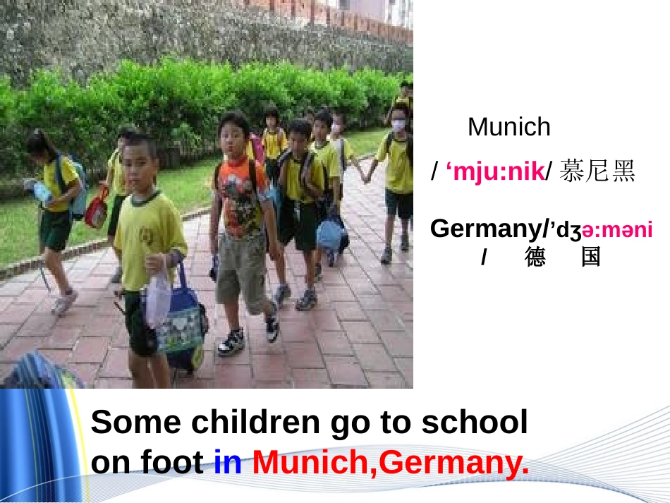 《Ways to go to school》PPT课件_第2页