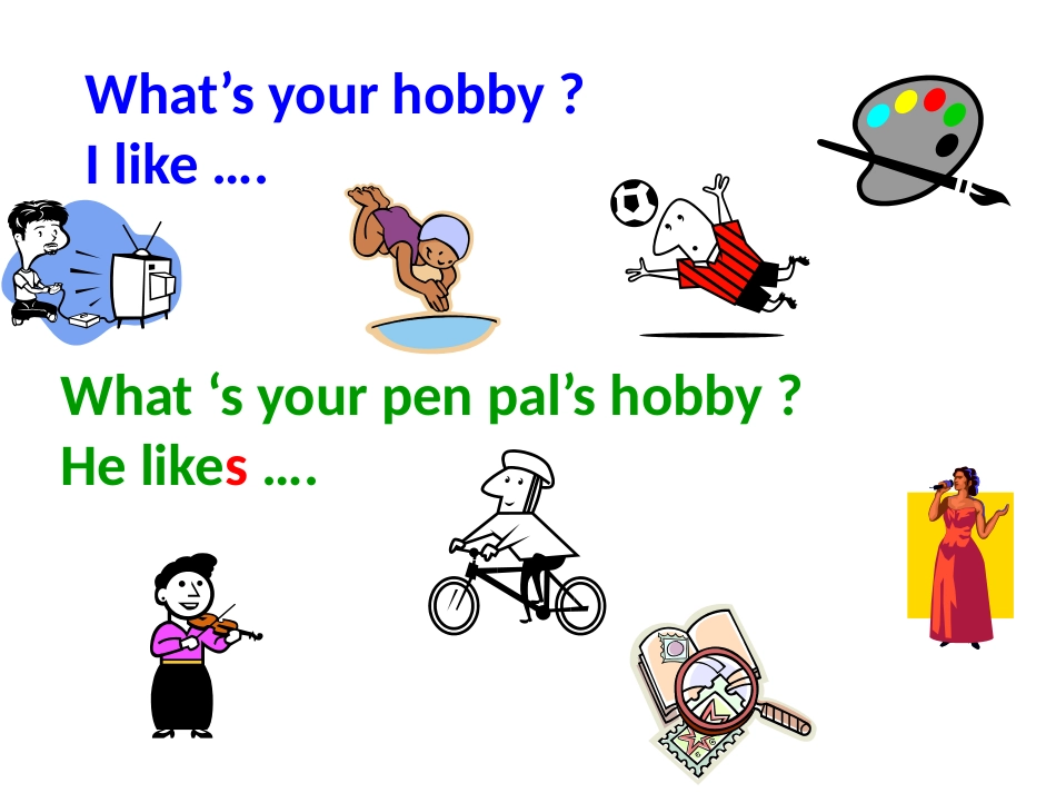 《I have a pen pal》PPT课件1_第2页