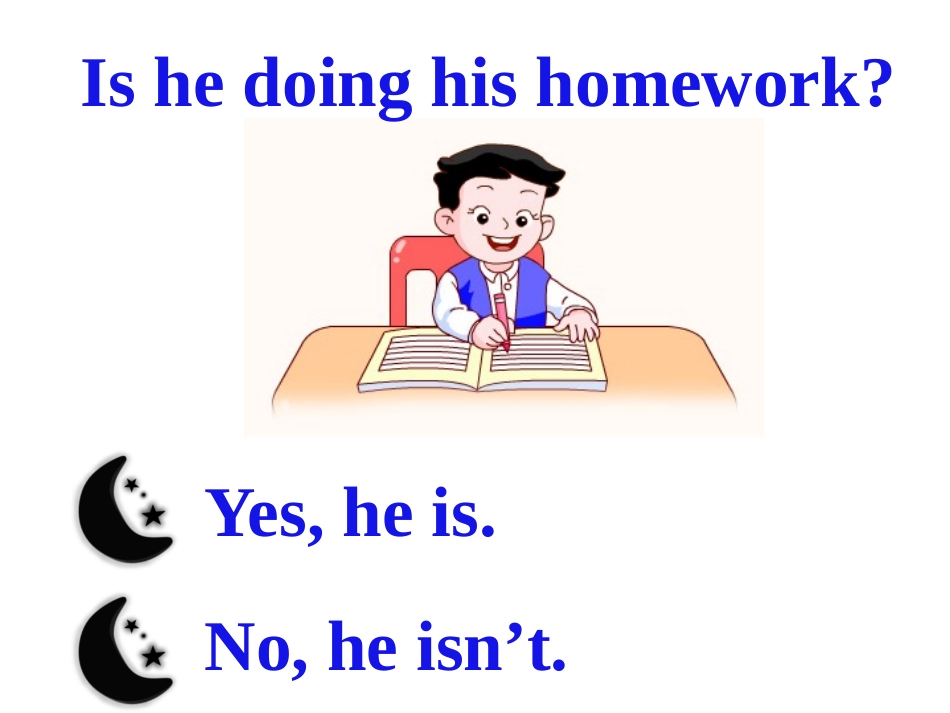 《Are you doing your homework?》PPT课件_第3页