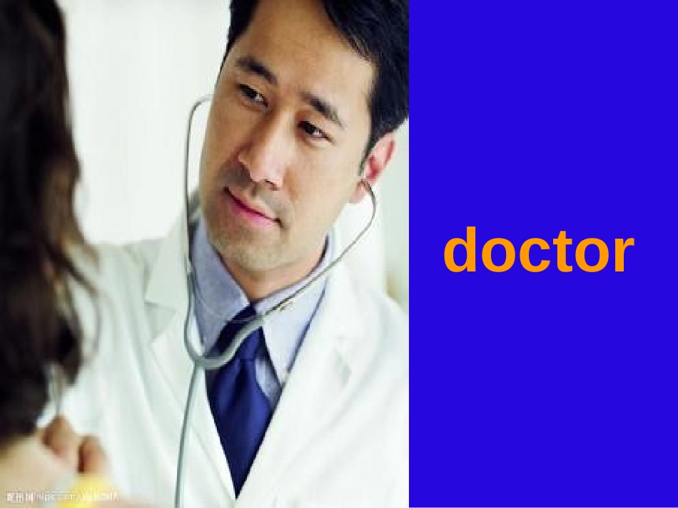 《He’ a doctor》PPT课件[外研版三年级英语]_第3页