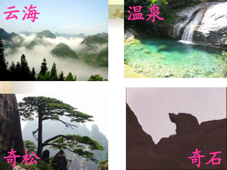 《黄山奇石》PPT教学课件[部编版二年级语文上册]_第1页