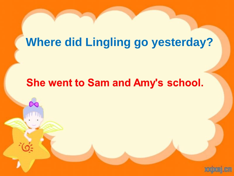 《Where did Lingling go yesterday?》PPT课件_第3页