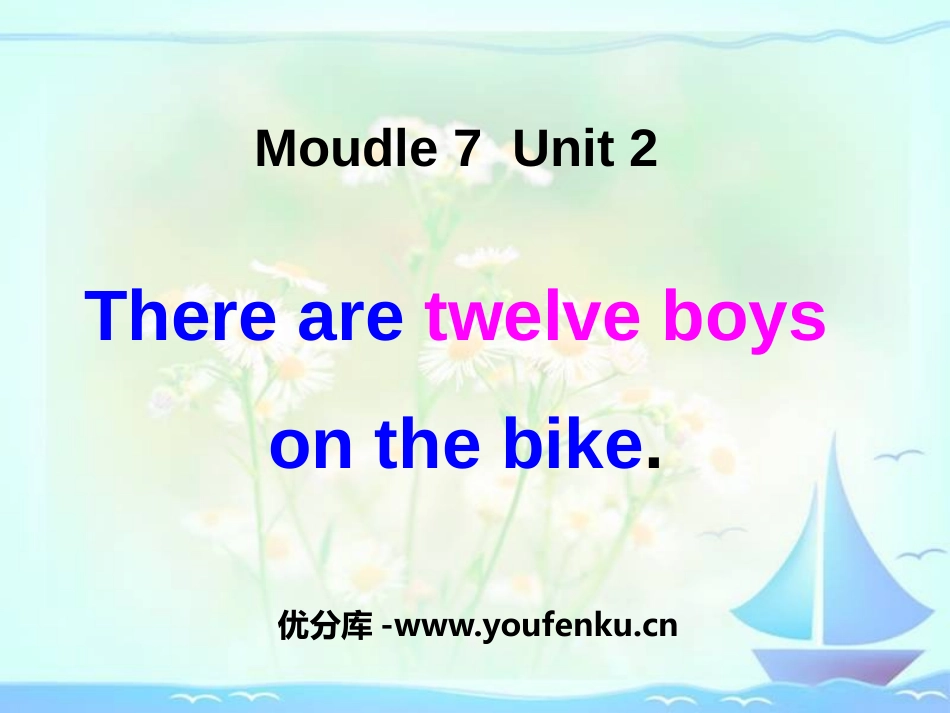 《There are twelve boys on the bike》PPT课件_第1页