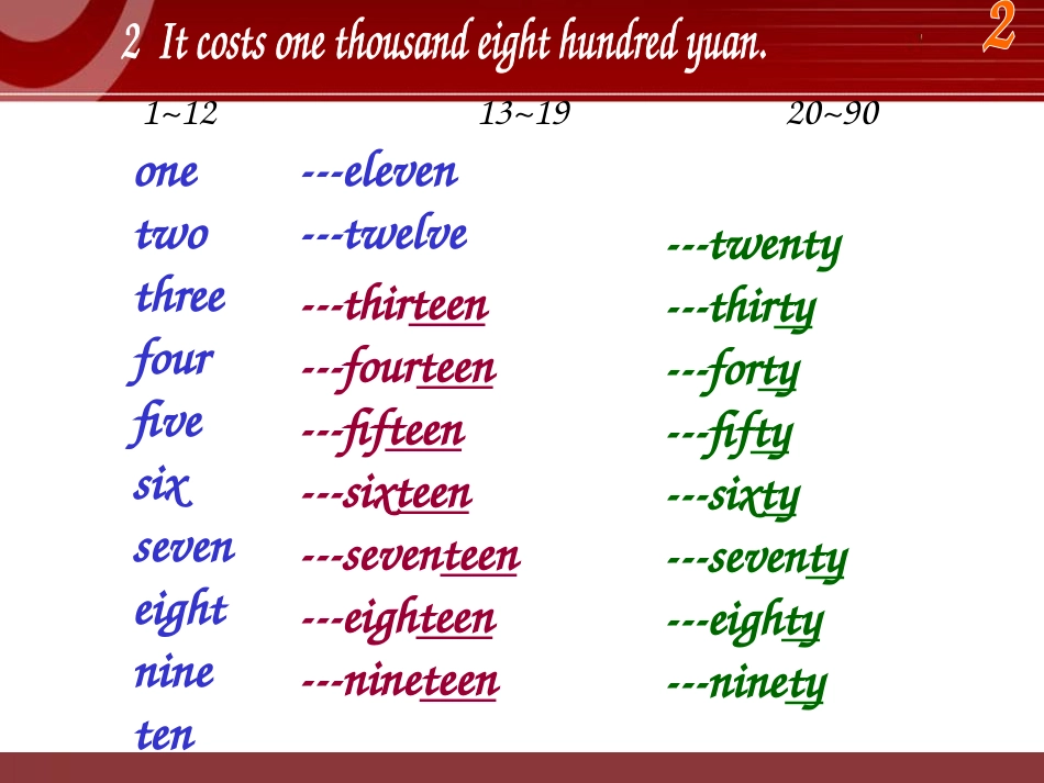 《It costs one thousand eight hundred yuan》PPT课件_第2页