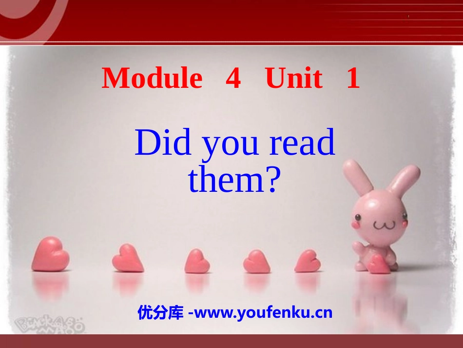 《Did you read them?》PPT课件_第1页