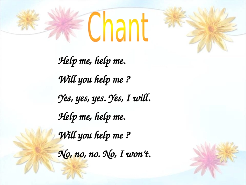 《Will you help me》PPT课件[外研版五年级英语]_第2页