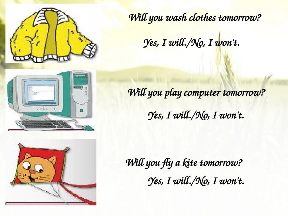 《I made a kite》PPT课件[外研版五年级英语]_第2页