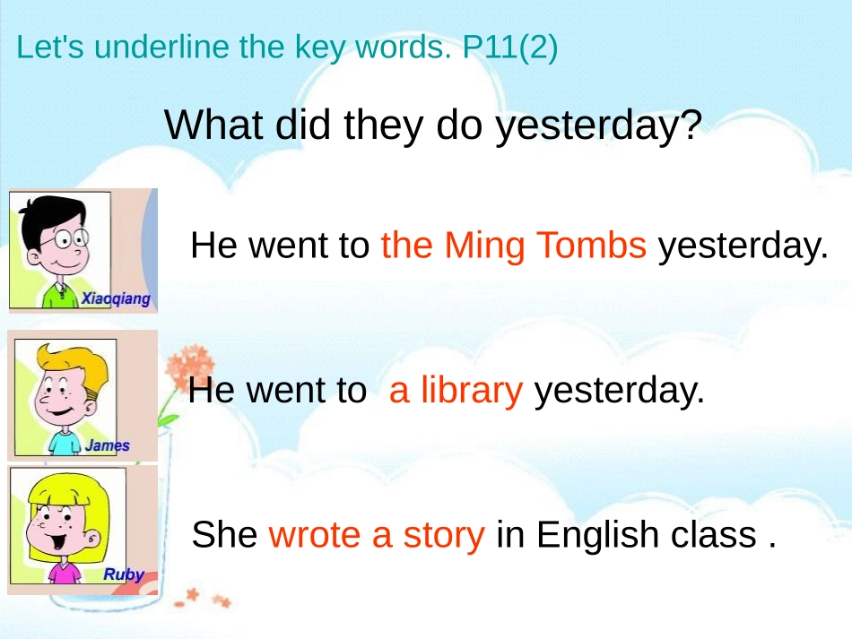 《I went to a library yesterday》PPT课件_第3页