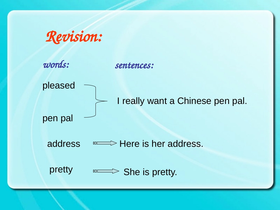 《I want a Chinese pen friend》PPT课件_第2页