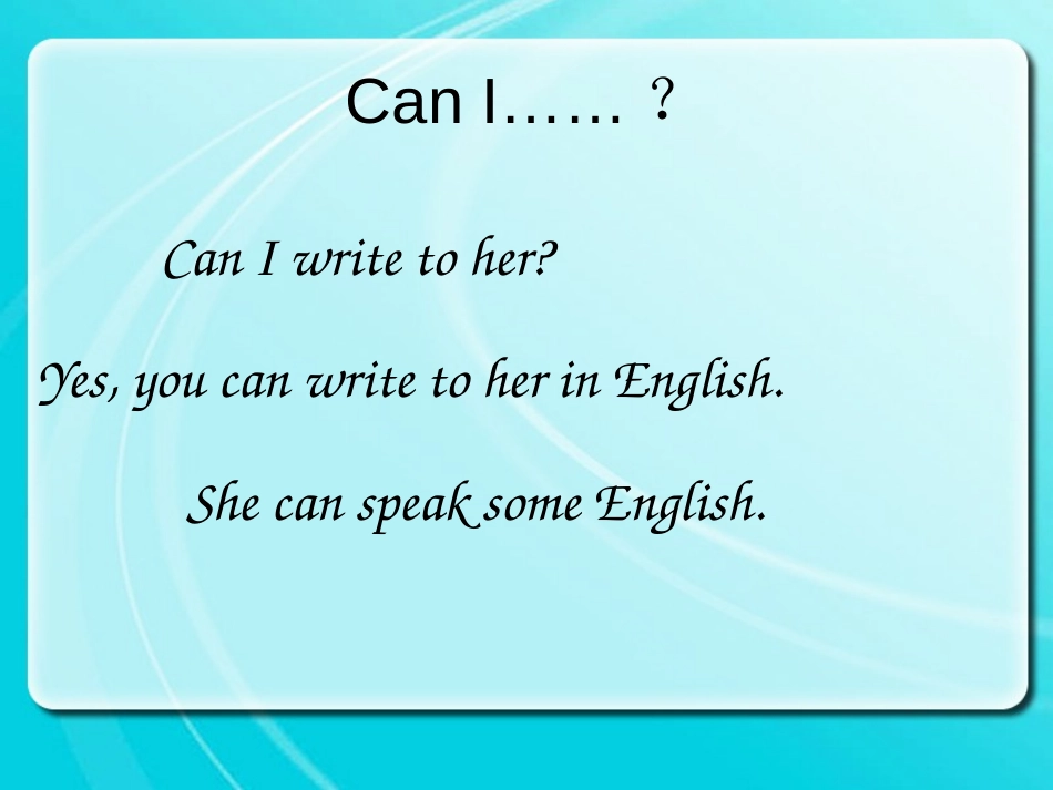 《I want a Chinese pen friend》PPT课件_第3页