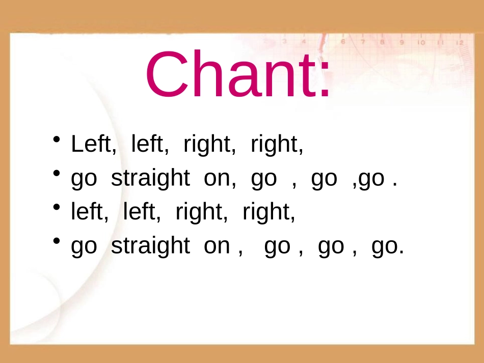 《Go straight on》PPT课件[外研版六年级英语]_第2页