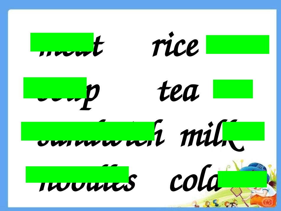 《What do you want to eat?》PPT课件_第1页