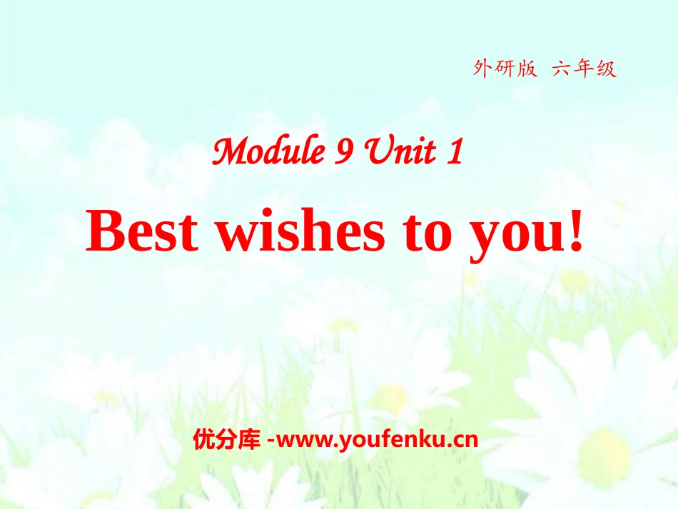 《Best Wishes to you》PPT课件_第1页