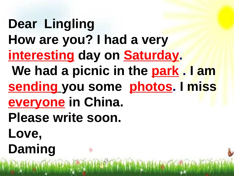《The sun is shining》PPT课件_第2页