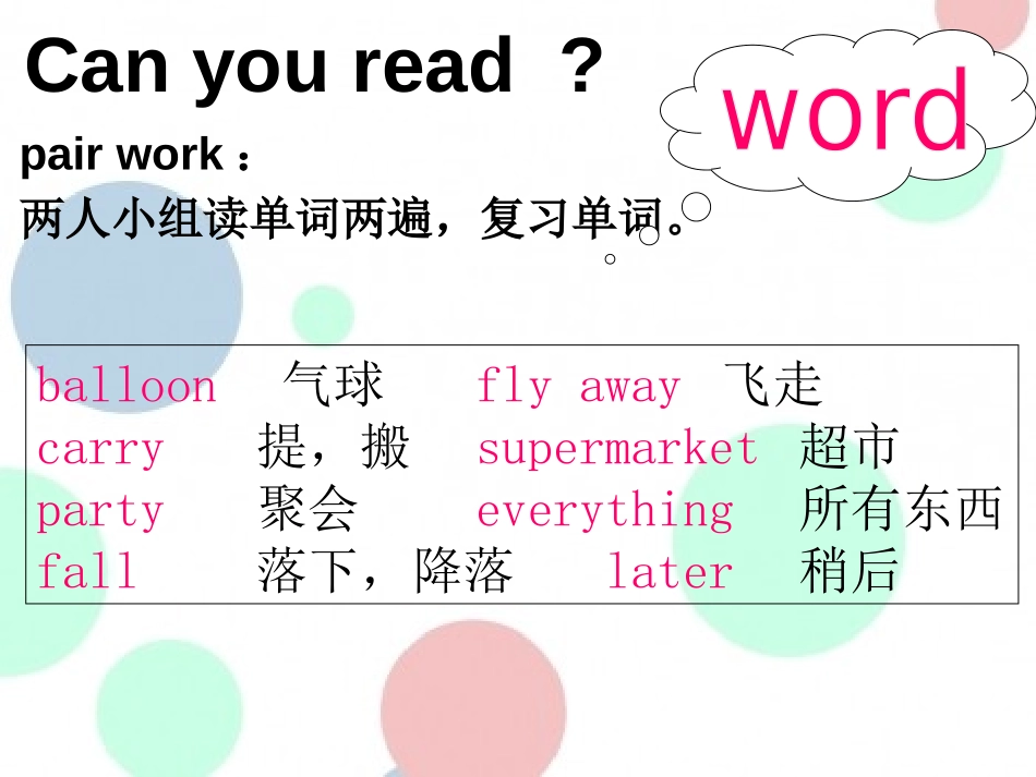《The balloons are flying away》PPT课件_第2页