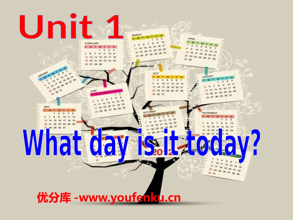 《What day is it today?》PPT课件_第1页