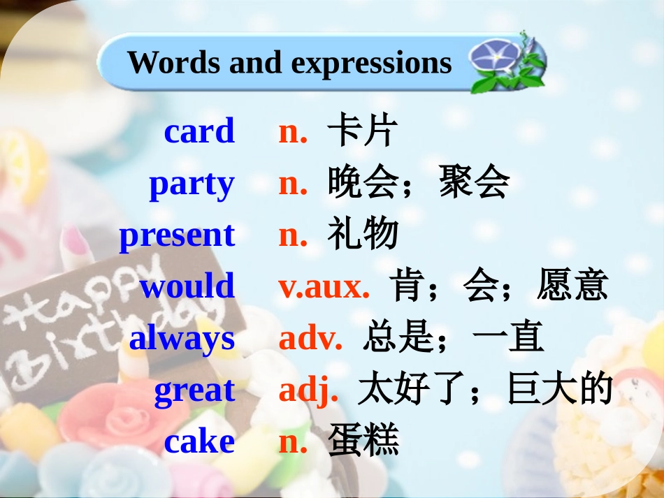 《I always like birthday parties》PPT课件_第2页