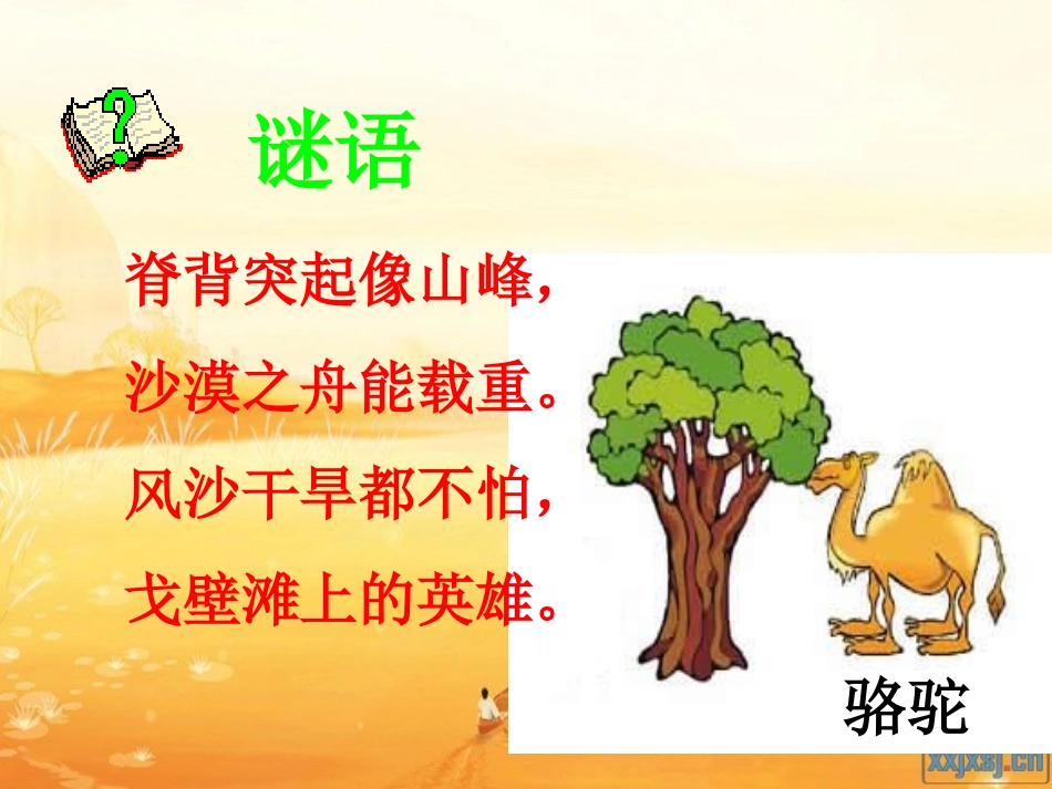 《找骆驼》PPT教学课件[部编版三年级语文上册]_第2页