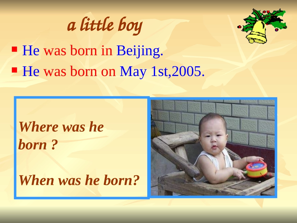 《I was born in a small village》my past life PPT课件_第2页