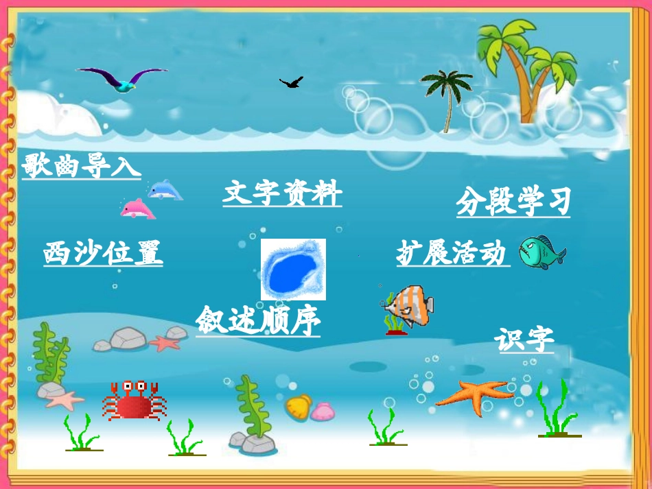 《富饶的西沙群岛》PPT教学课件[部编版三年级语文上册]_第2页