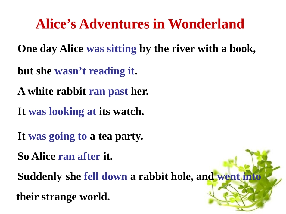 《She was thinking about her cat》A famous story PPT课件_第3页