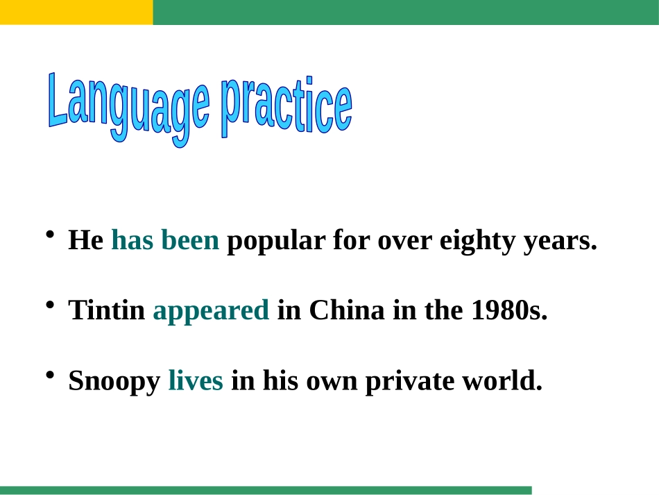 《Language in use》Cartoon stories PPT课件_第3页