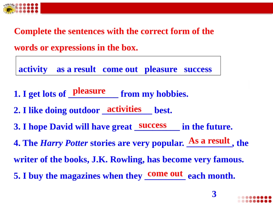 《Language in use》Hobbies PPT课件_第2页