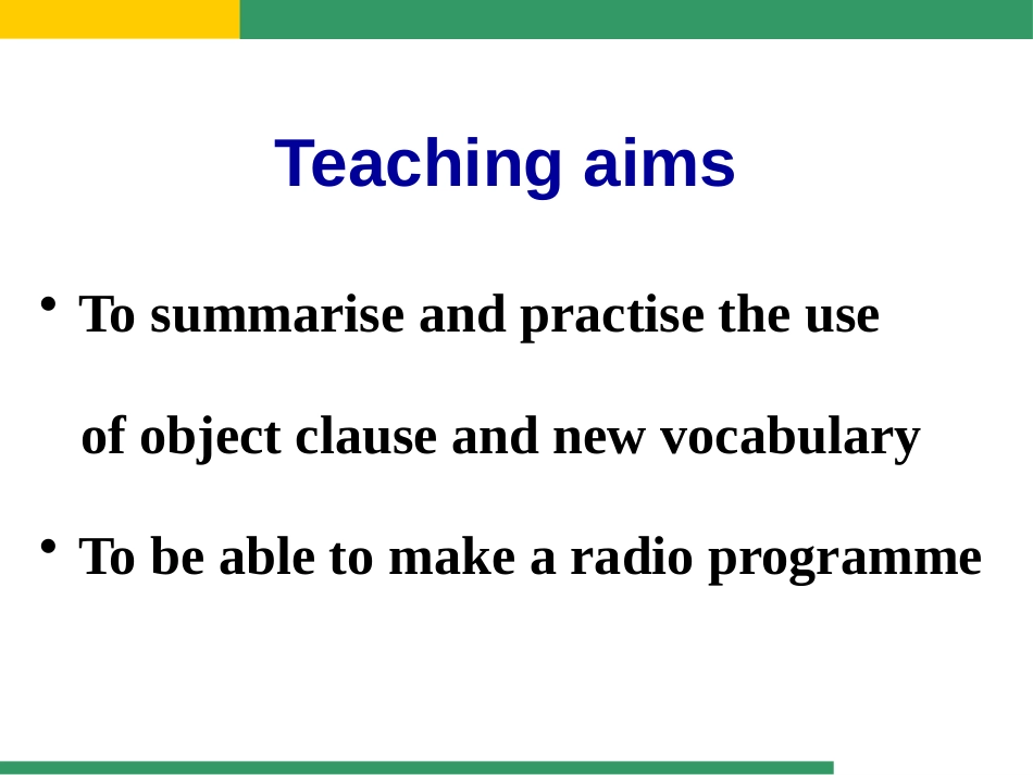 《Language in use》On the radio PPT课件_第2页