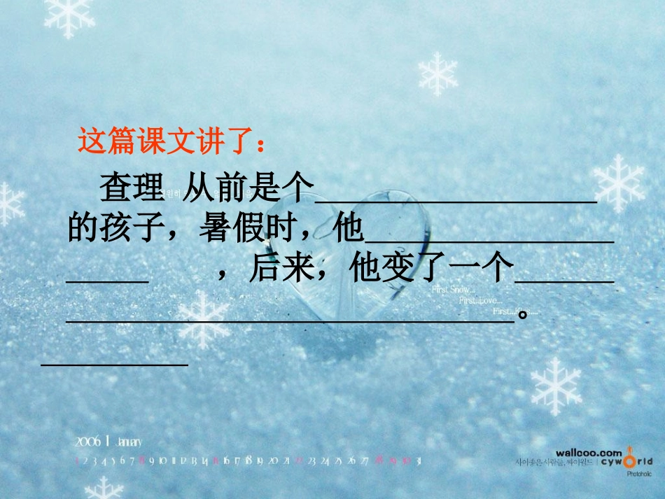 《好汉查理》PPT教学课件[部编版三年级语文上册]_第3页