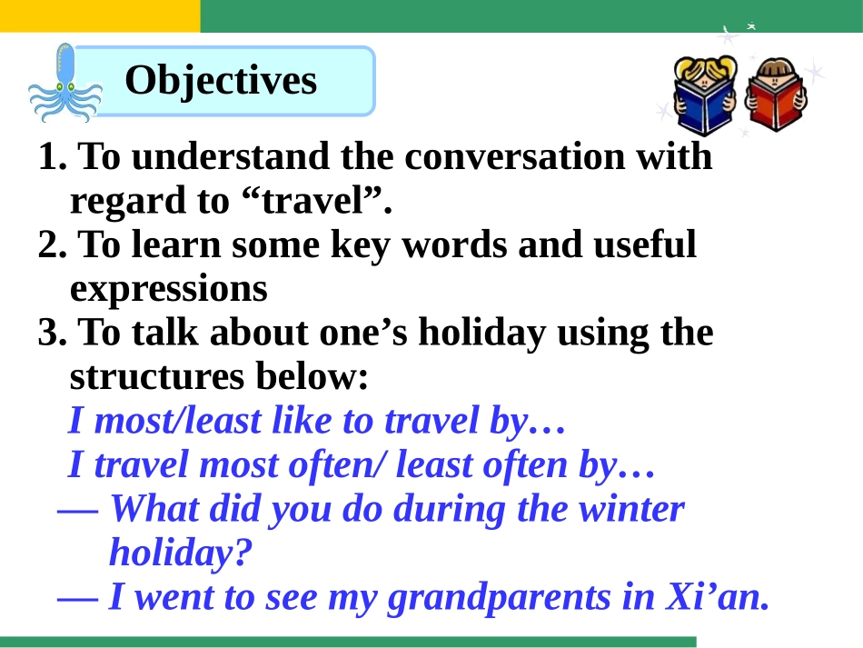 《We toured the city by bus and by taxi》Travel PPT课件_第2页