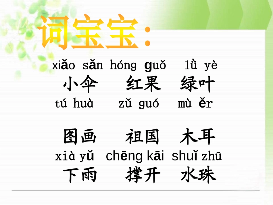 《雨后的森林》PPT课件[S版一年级语文上册]_第1页