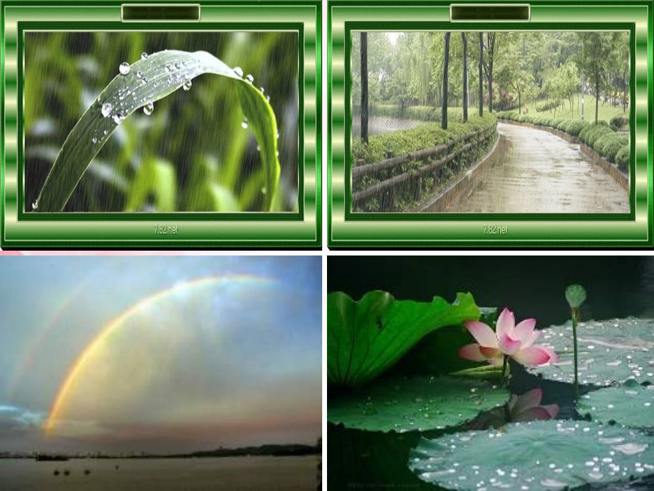 《雨后》PPT课件[S版二年级语文下册]_第2页