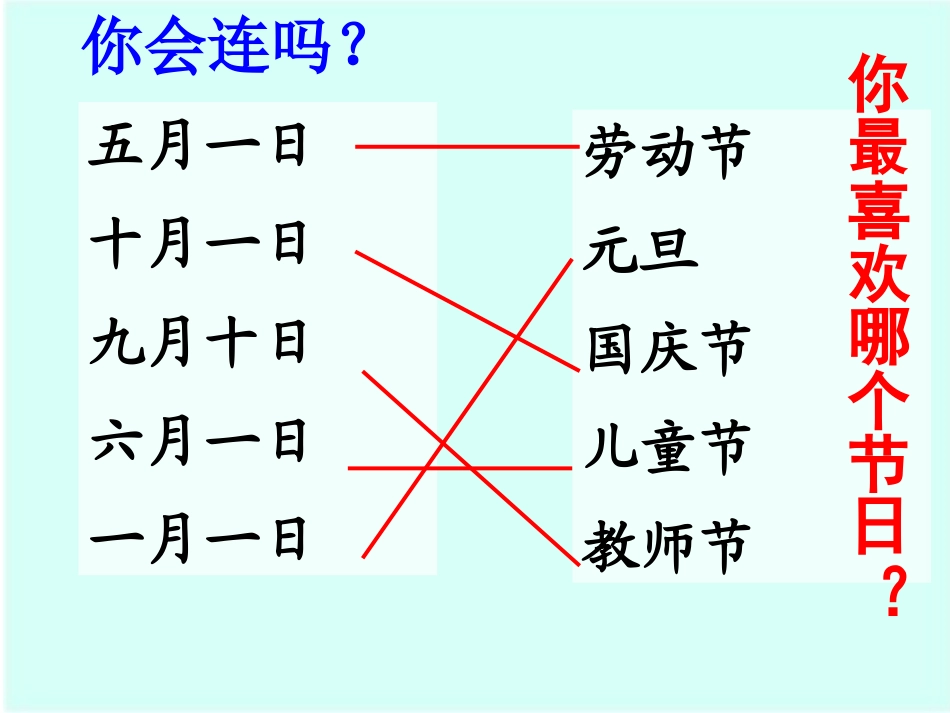 《快乐的节日》PPT课件1[S版二年级语文下册]_第3页