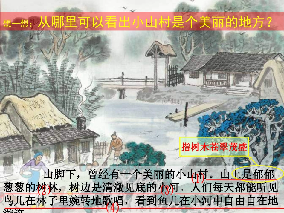 《一个小山村的故事》PPT课件[S版三年级语文上册]_第3页
