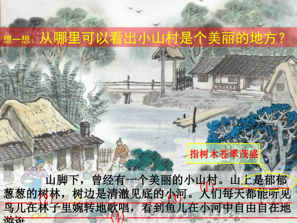 《一个小山村的故事》PPT课件[S版三年级语文上册]_第2页