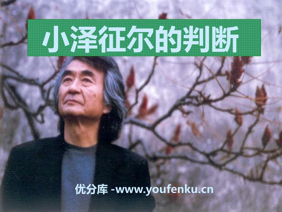 《小泽征尔的判断》PPT课件[S版四年级语文上册]_第1页