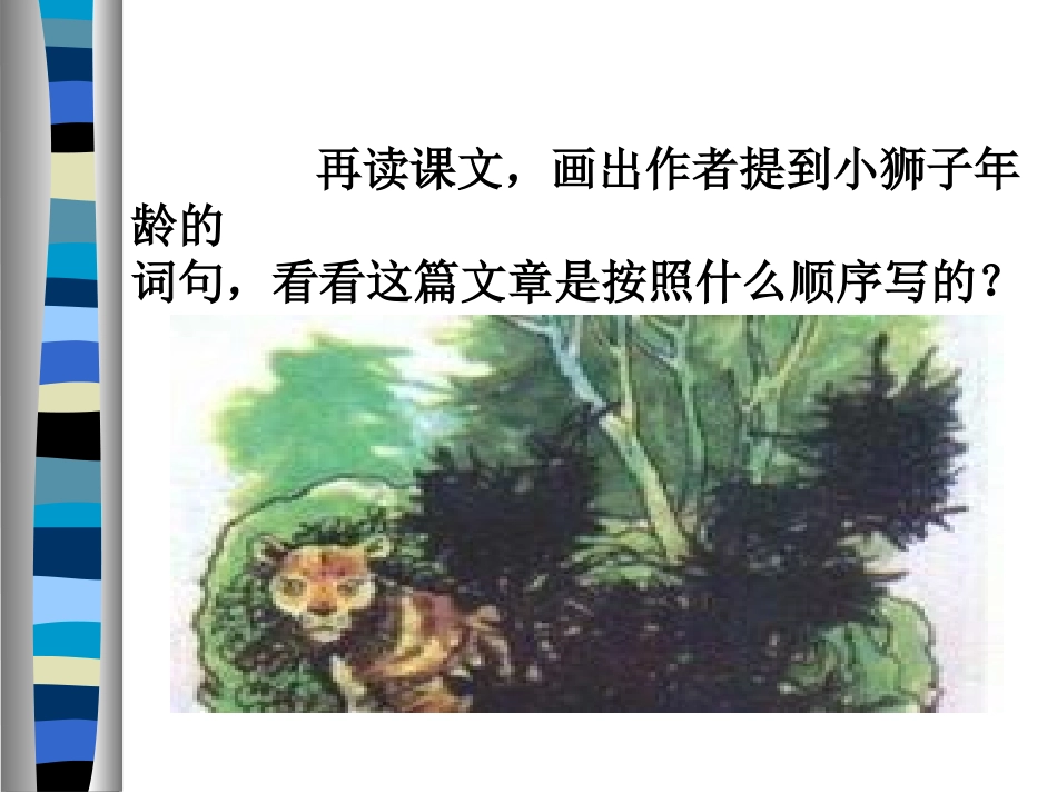 《小狮子爱尔莎》PPT课件[S版四年级语文下册]_第3页
