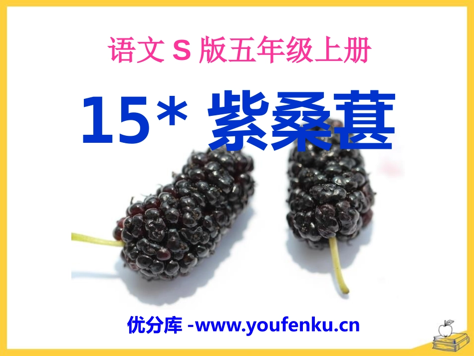 《紫桑葚》PPT课件[S版五年级语文上册]_第1页