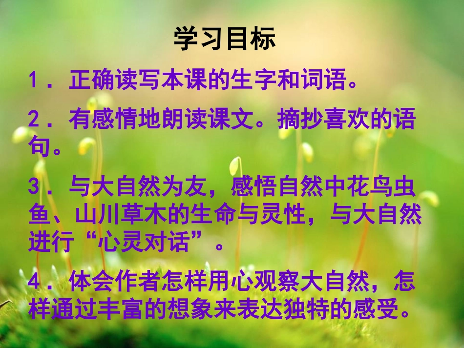 《草虫的村落》PPT课件1[S版五年级语文下册]_第2页