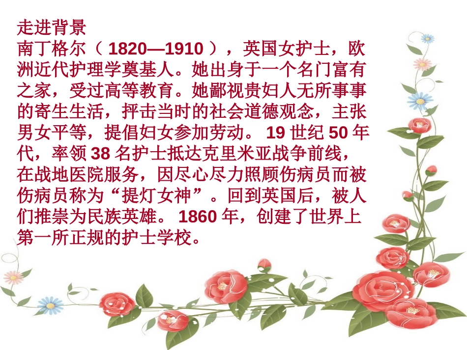 《提灯女神》PPT课件[S版五年级语文下册]_第2页