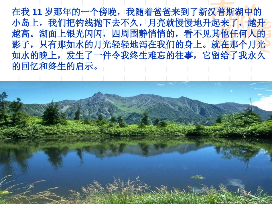 《钓鱼的启示》PPT课件[部编版五年级语文上册]_第3页