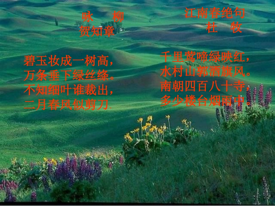 《春》PPT课件[语文版七年级语文上册]_第2页